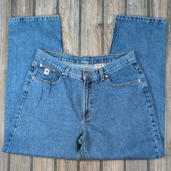 Rockies Denim - Vintage Rockies High Waisted Western Straight Leg Jeans - Size 19R​